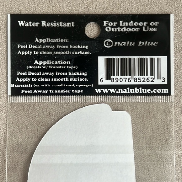 New Nalu Blue Hawaiian Vinyl Decal 🌈 - Picture 3 of 3